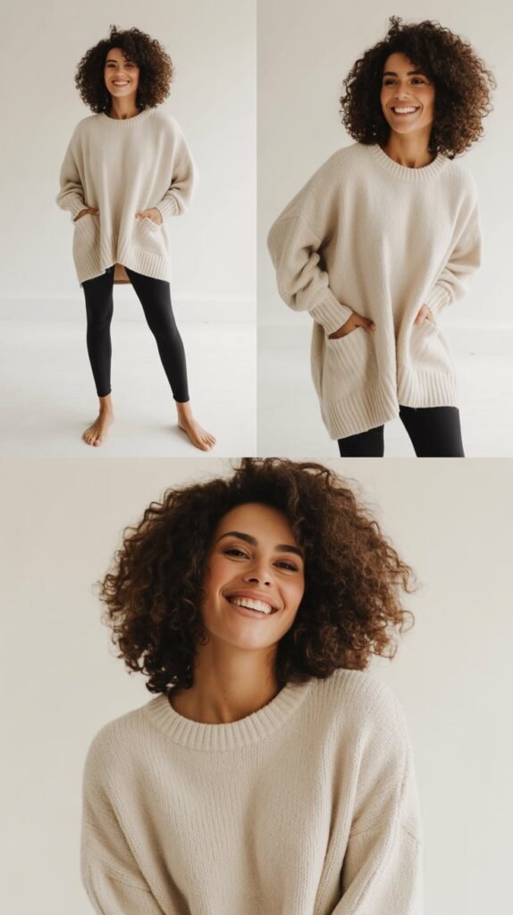  Oversized Sweater with Leggings