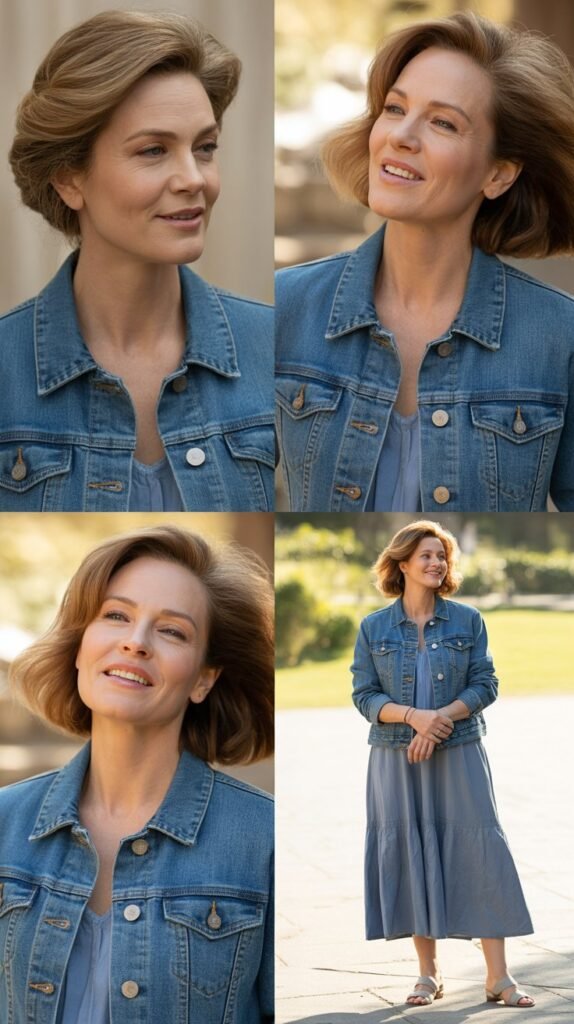  Denim Jacket with Sundress