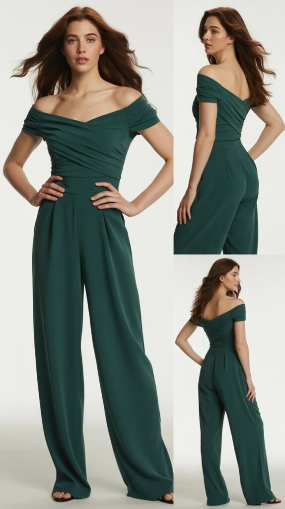 Off-Shoulder Jumpsuit