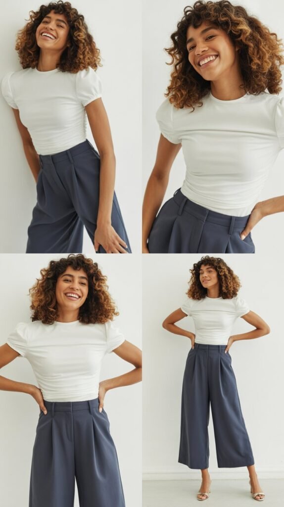  Culottes with Fitted Blouse