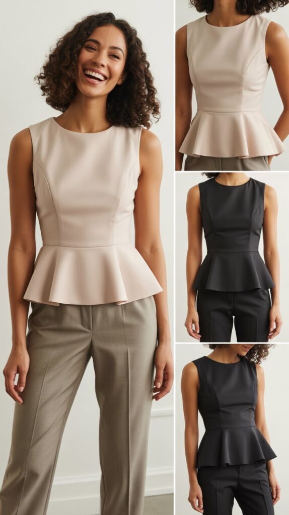  Peplum Top Flattery