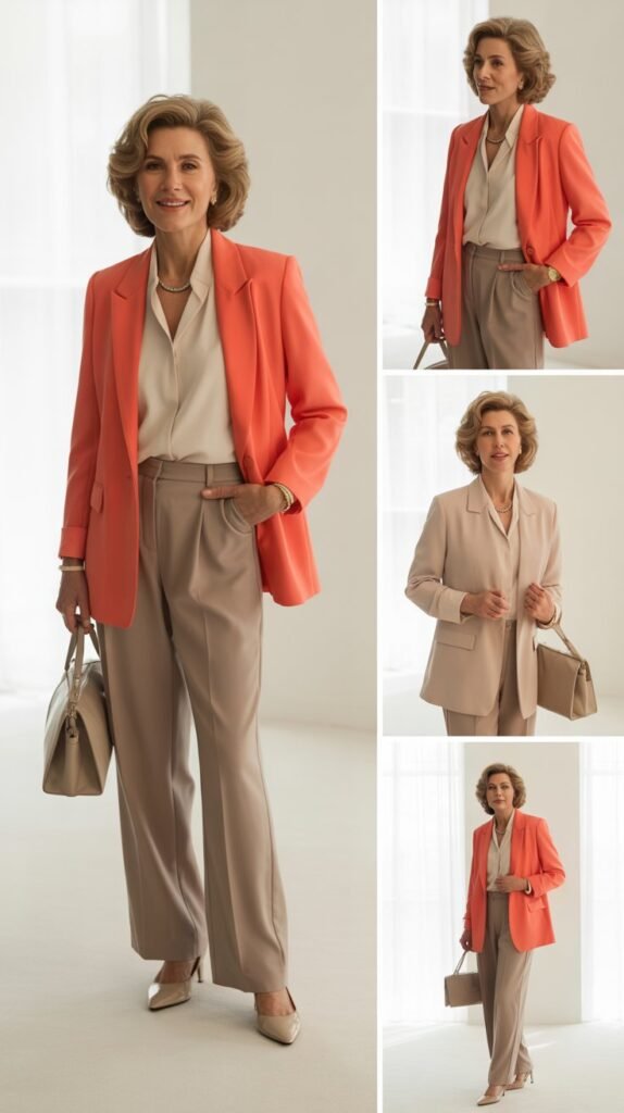 The Colorful Blazer with Neutrals