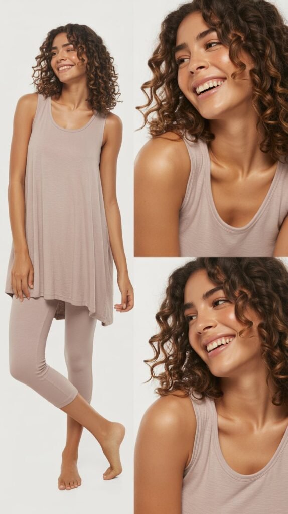 Tunic Top with Capri Leggings