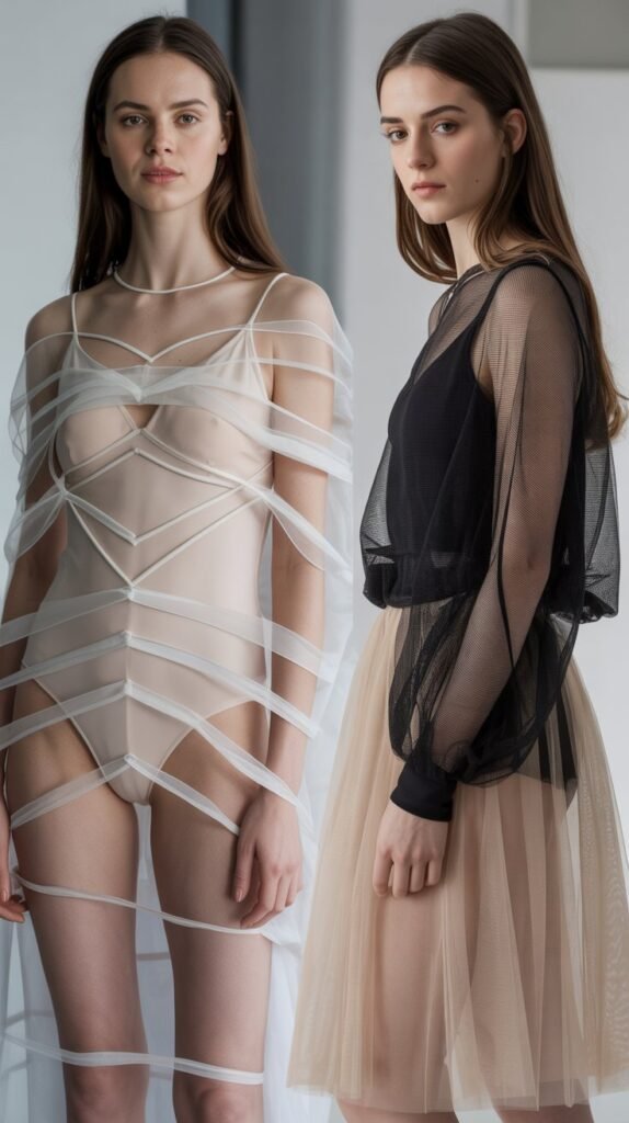 Mesh and Sheer Layering Pieces