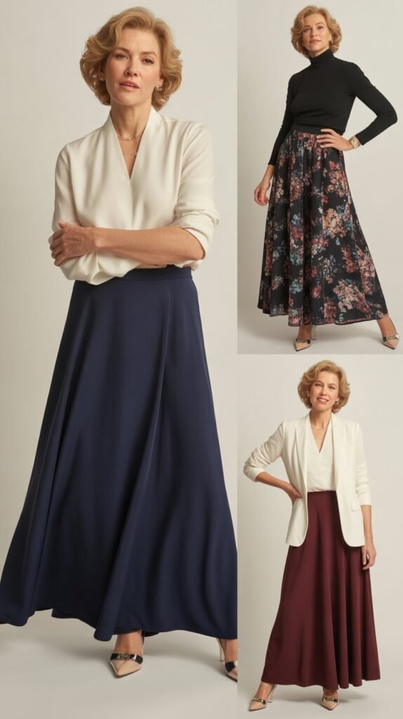 Maxi Skirt with Fitted Top Balance