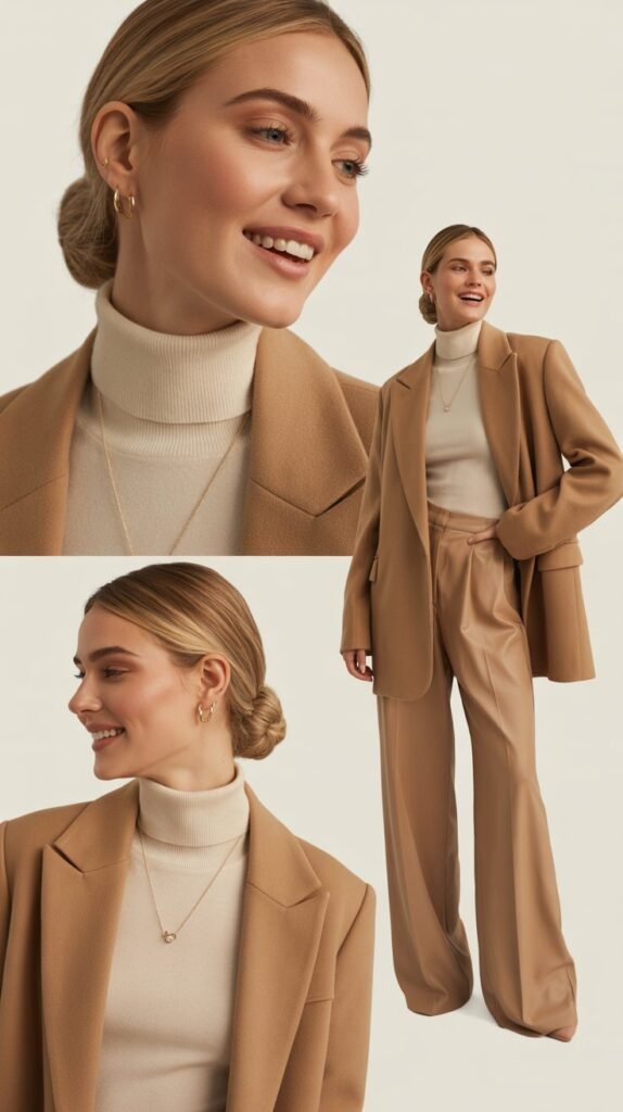 Monochromatic Neutrals in Camel Tones