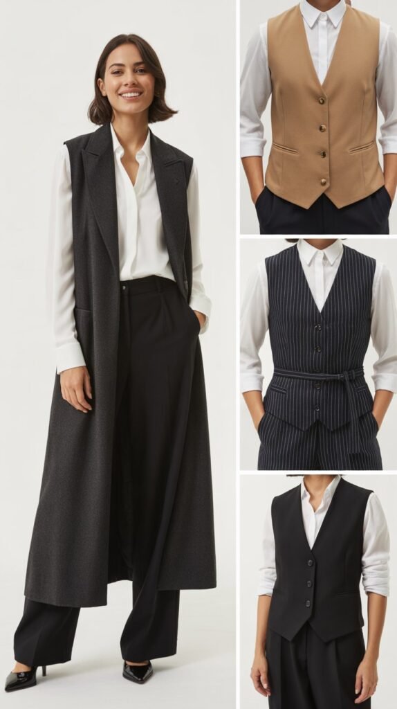 Longline Vests and Waistcoats