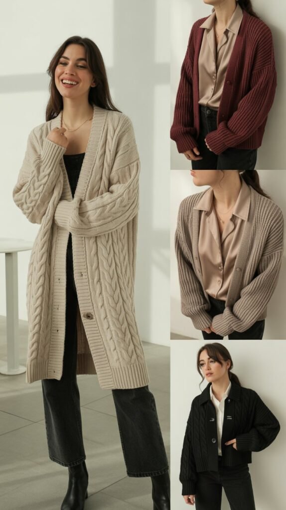 Cardigan as a Jacket Alternative