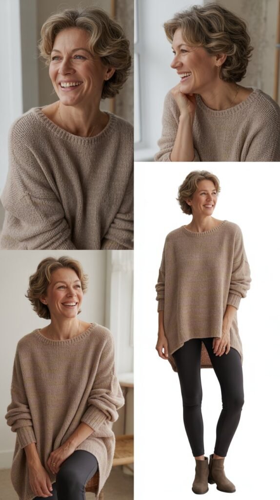 Tunic Sweater with Leggings