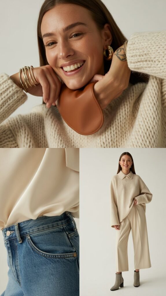  Coordinated Set in Complementary Textures