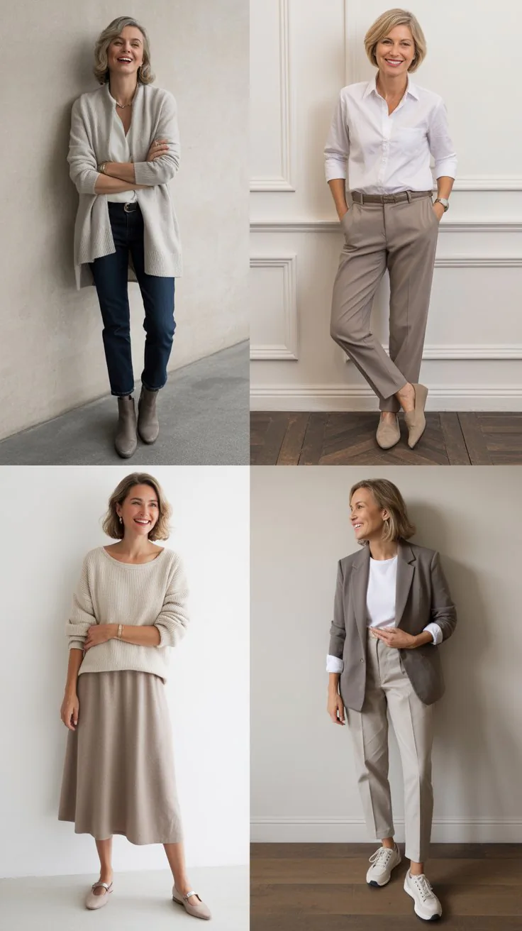 24 Easy Casual Outfits for Mature Women