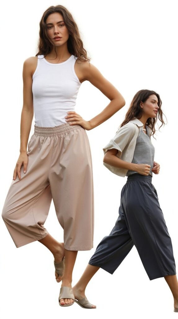 Baggy Capri Pants