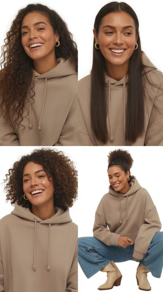 Casual Hoodie Western Mix