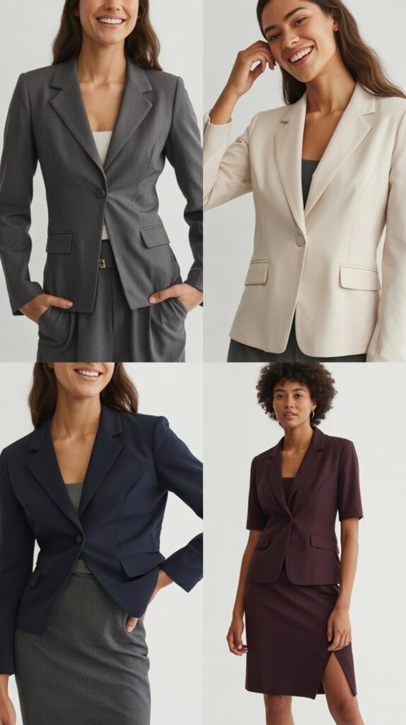  The Skirt Suit with Modern Proportions