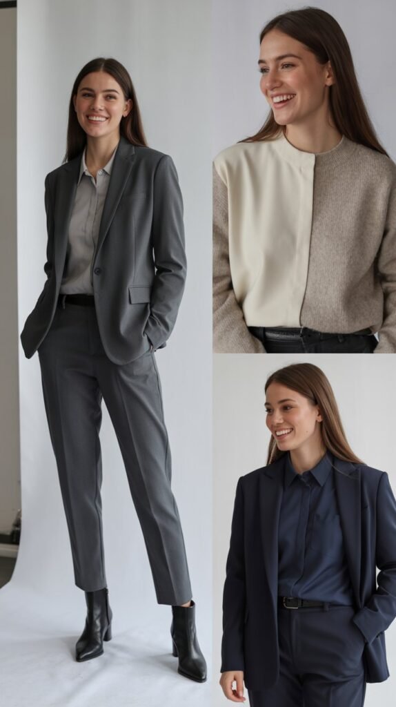 The Monochromatic Smart Casual Look