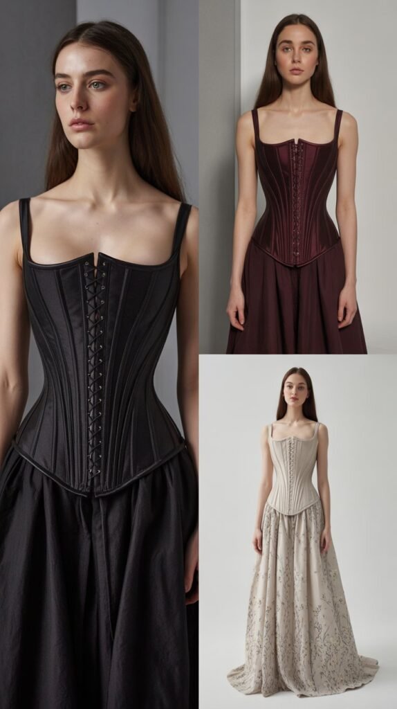 Corset-Style Dress Structures
