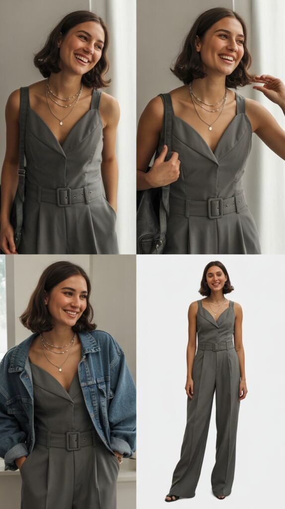  Jumpsuit with Belt Definition