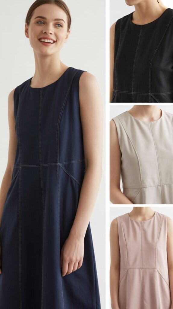 Shift Dresses with Strategic Seaming