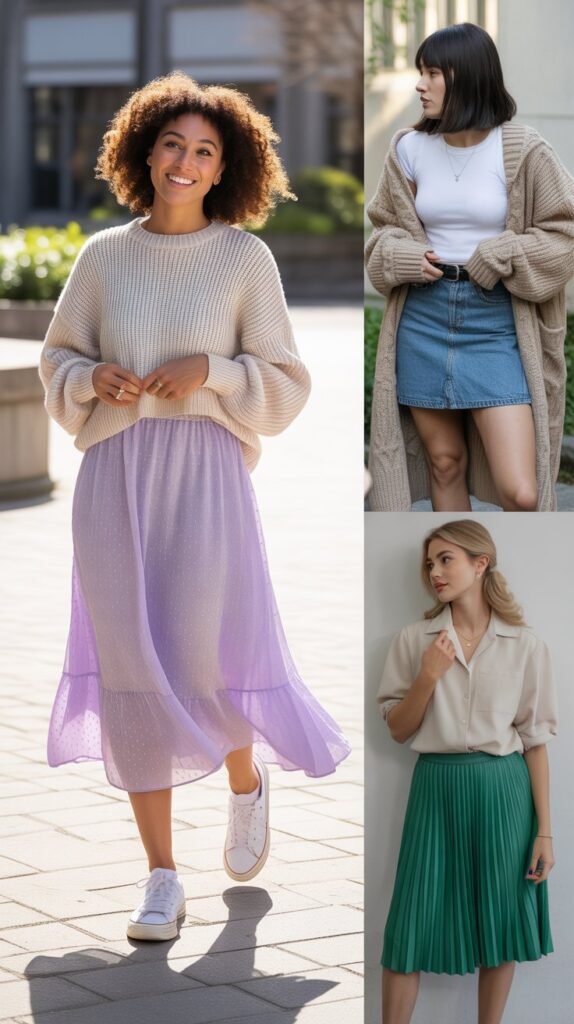 Skirt Styling: Versatile Spring Bottoms