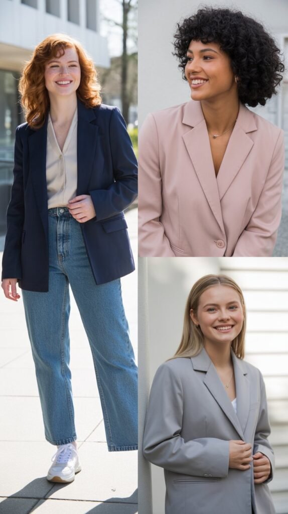 Blazer Brilliance: Structured Spring Layering