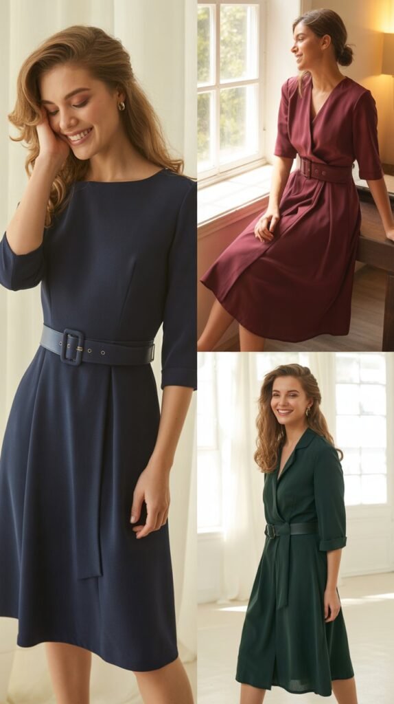 The Refined Belted Dress