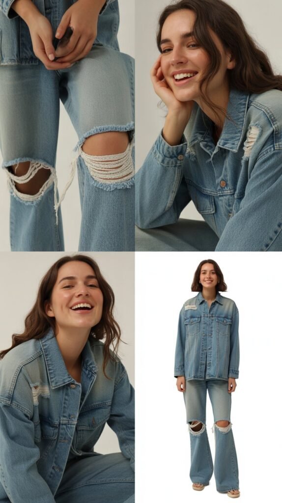 Ripped and Distressed Jeans