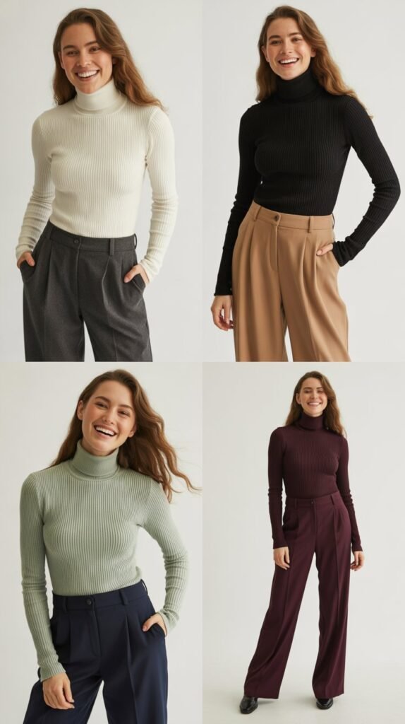 The Turtleneck and Trousers Power Pair