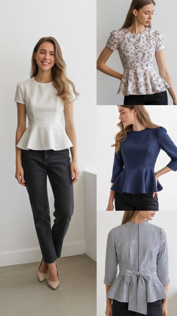 Peplum Tops and Blouses