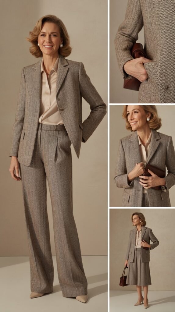 Tweed Jacket with Coordinating Separates