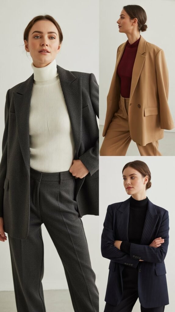 The Sweater Blazer Combination