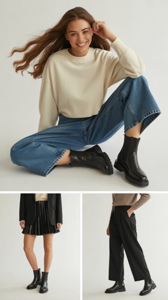 The Ankle Boots with Everything Approach