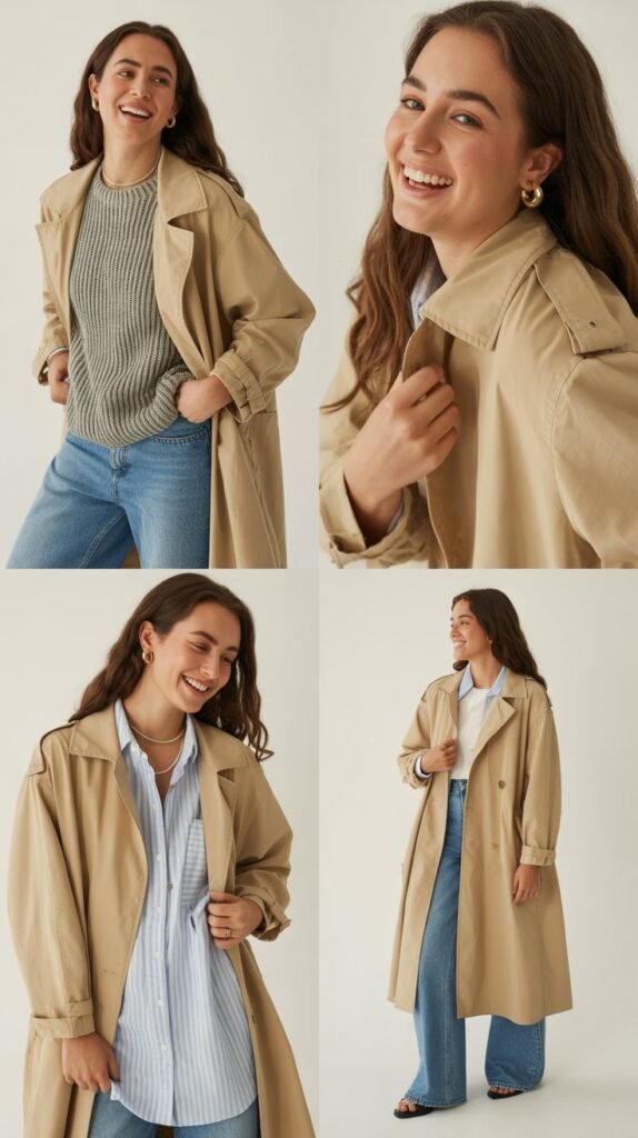  Lightweight Trench Coat Over Any Outfit