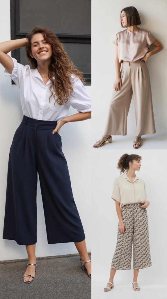 The Culottes and Blouse Pairing