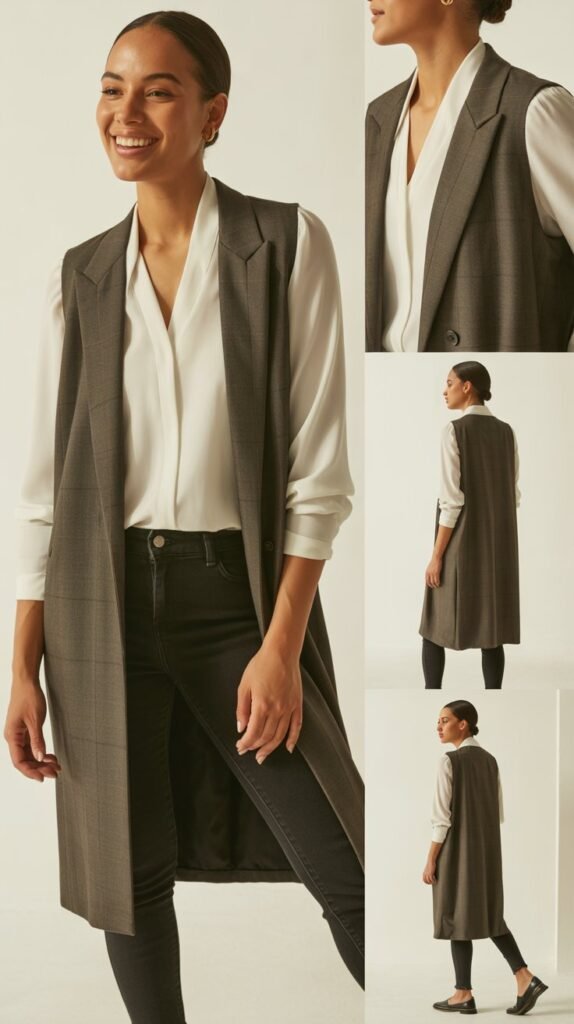 Longline Vest Layering