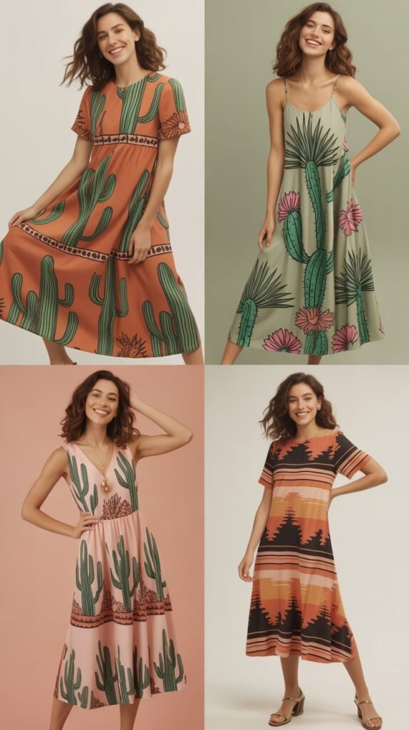 Velvet Western Dress For Evening Events