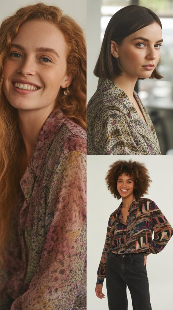 The Printed Blouse Statement