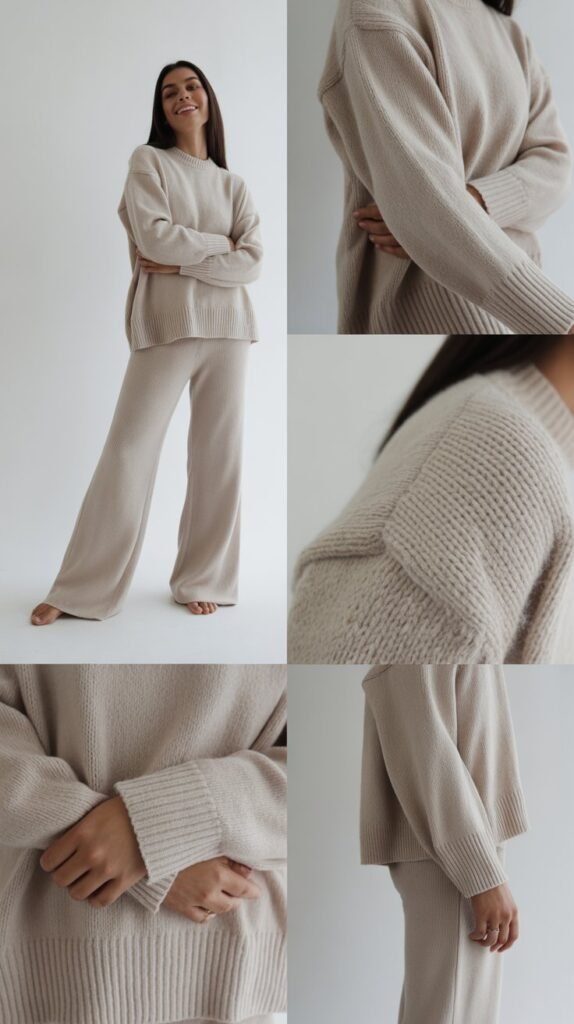 Monochromatic Knit Sets