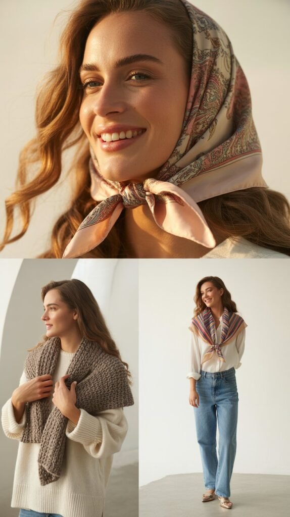 The Scarf as a Style Element