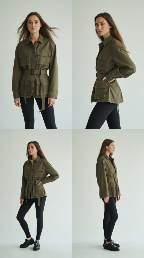 Utility Jacket with Leggings