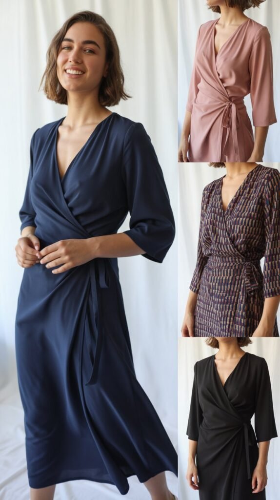 Wrap Dresses and Tops