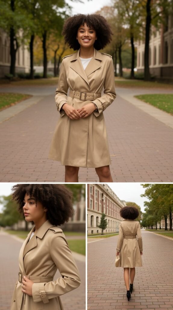 Trench Coat Dress