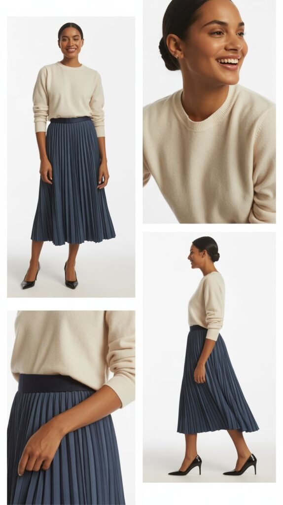 The Midi Skirt and Sweater