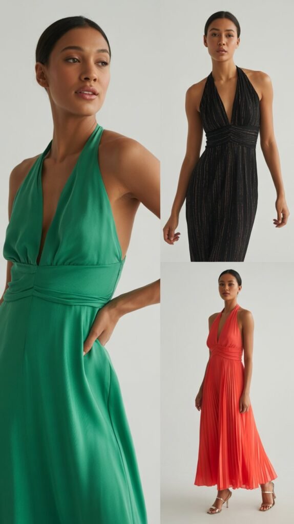 Halter Neck Dress Domination