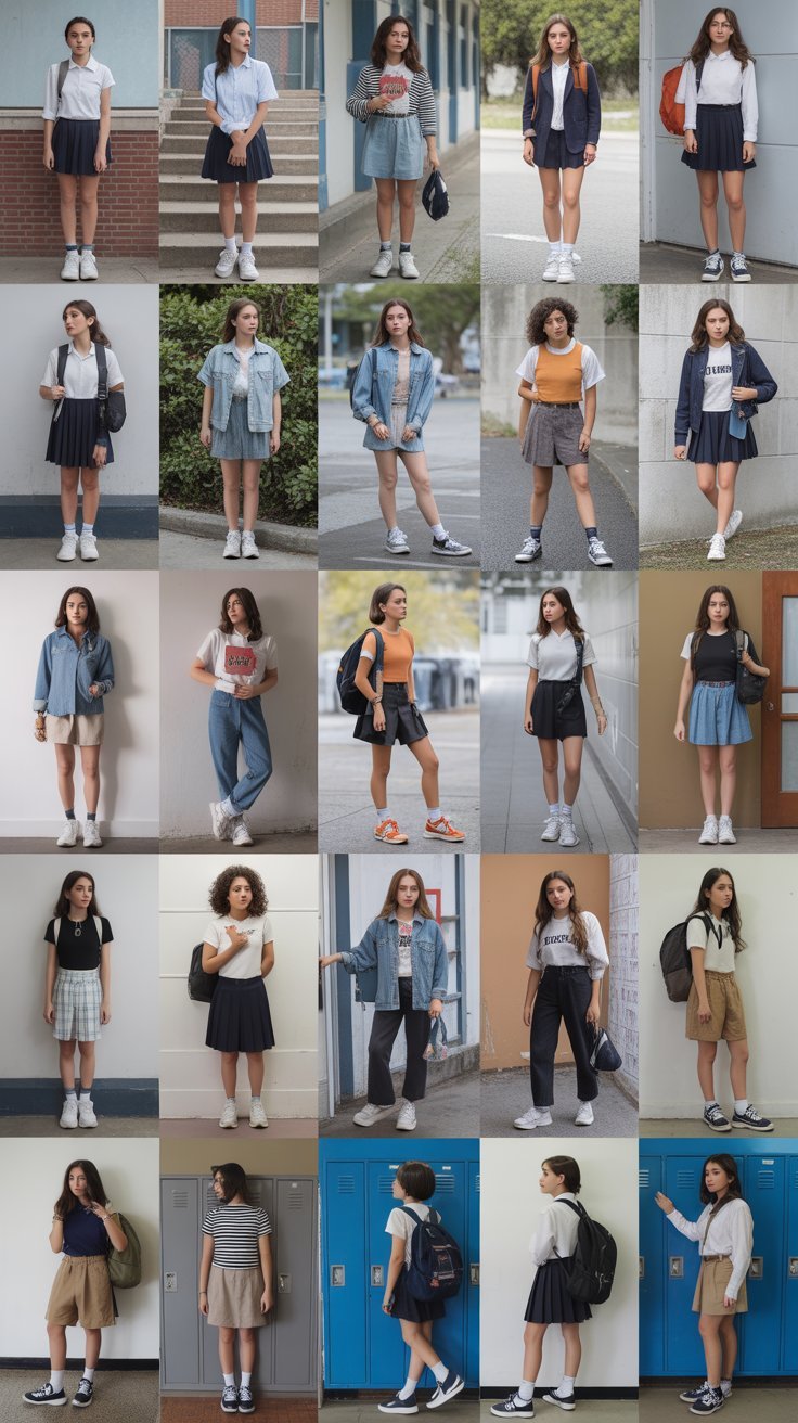 28 Cute School Outfit Ideas for Girls