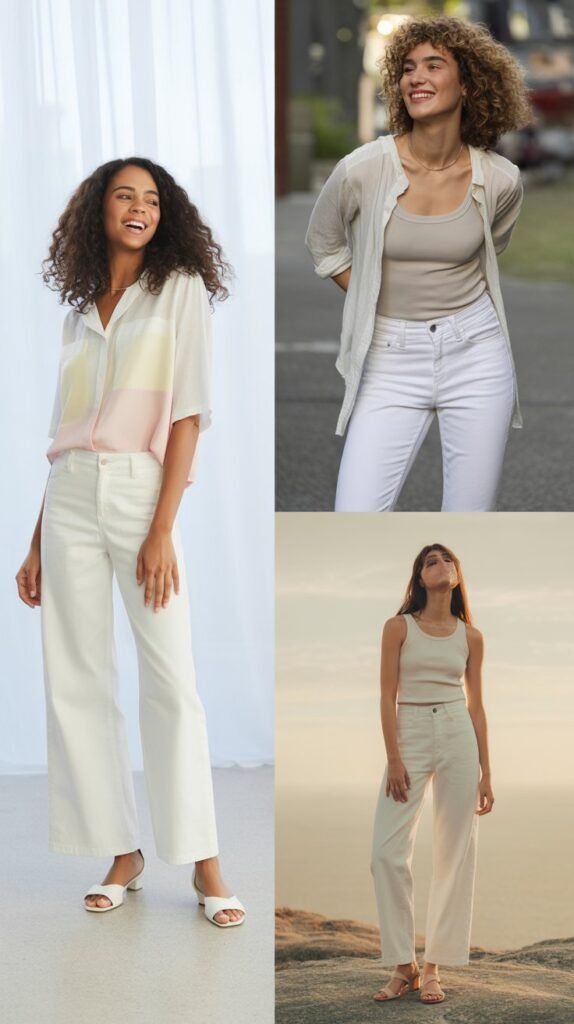 White Pants Perfection: Clean Spring Staples