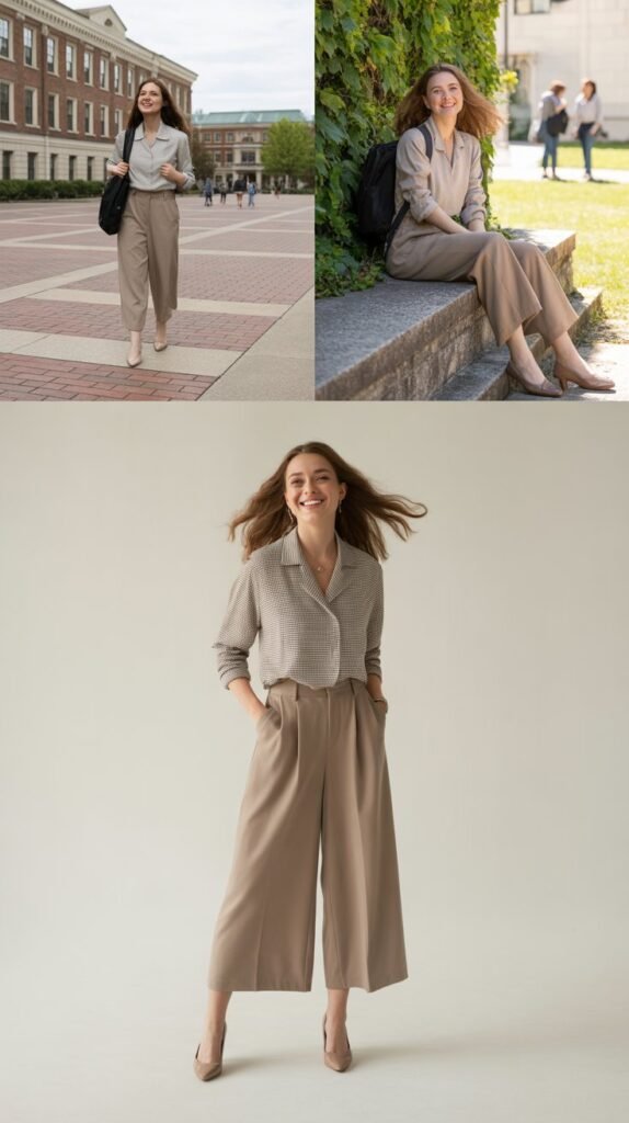 The Culottes with Structured Top