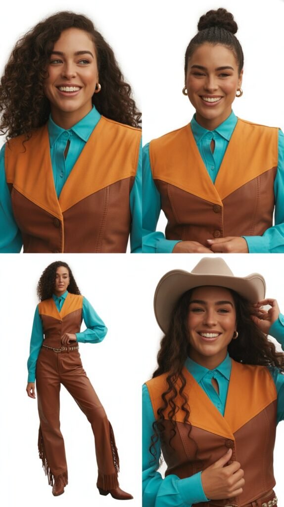 Color Block Western Ensemble