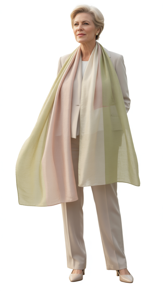  Lightweight Scarf in Spring Colors