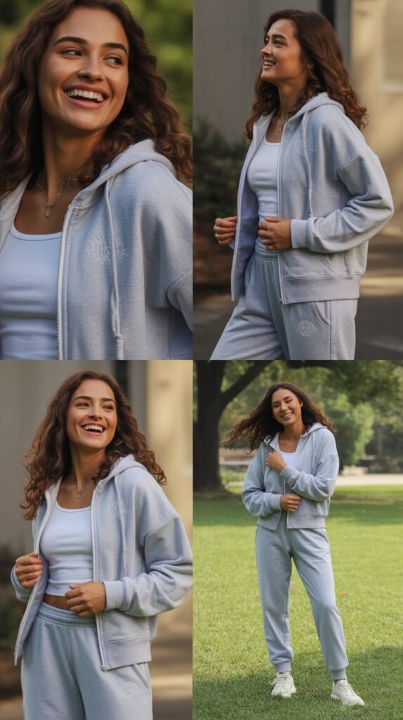 Matching Tracksuit-Style Separates