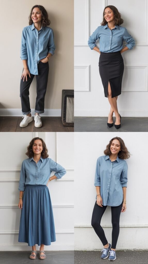  Chambray Shirt Versatility